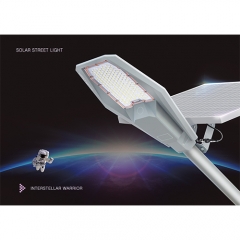 Interstellar Warrior Solar street light 100w 200w 300w 400w, 120-180lm/W, 2850K-6800K, Ra>70, outdoor IP65 waterproof