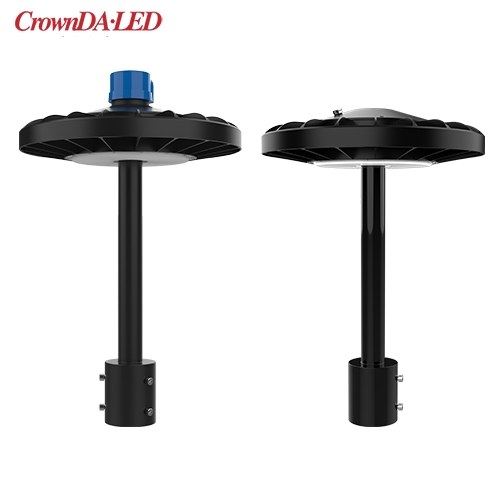 PTP(A) series ETL DLC listed LED post top lights with/without photocell sensor for garden, 60W-150W, 130lm/W, 5 years warranty