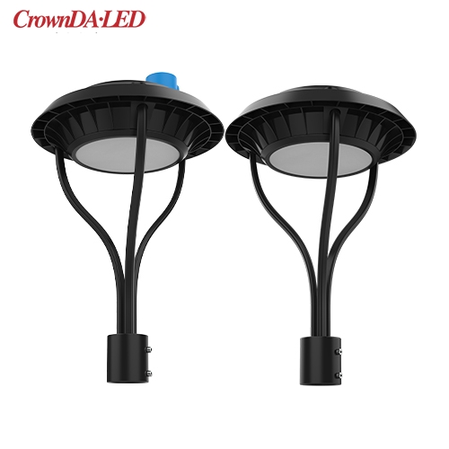 PTP(B) series ETL DLC listed garden LED post top lights with/without photocell sensor, 60W-150W, 130lm/W, 5 years warranty