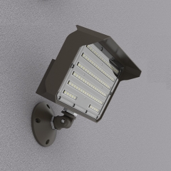 ETL DLC listed LED flood light with Knuckle Mount, 30W-150W, 130-150lm/W, 5 years warranty